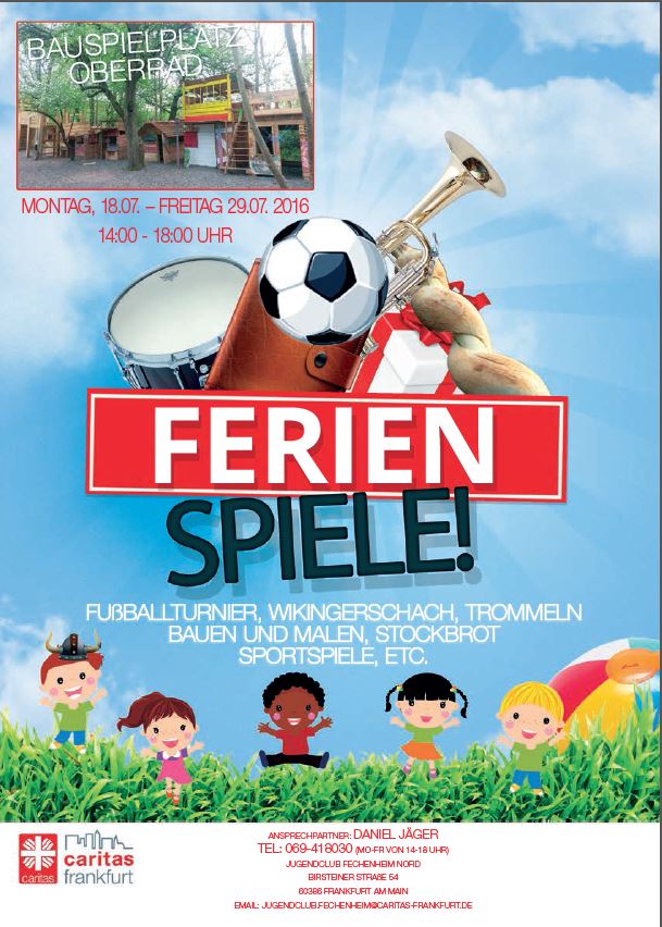 Ferienspiele Bauspielplatz Sommer 2016