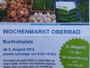 Flyer zur Markteröffnung am 03.08.2013